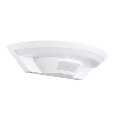 Applique murale LED 10W avec capteur, Samsung chip - IP54, 900lm, blanc, 5 ans de garantie