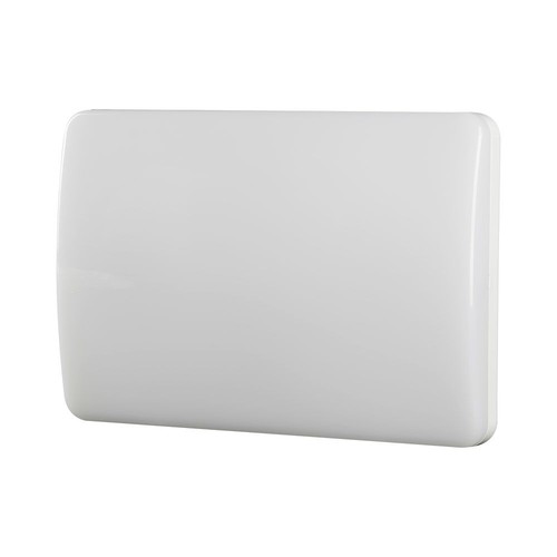 Lampe numéro de maison LED 12W avec capteur crépusculaire - Samsung LED chip, CCT 3-en-1, IP65, IK10, corps blanc