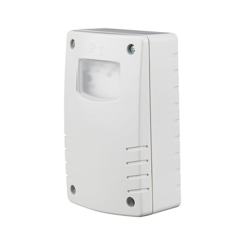 Relais crépusculaire V-Tac avec minuterie - IP65, boîtier blanc, sensibilité réglable, minuterie réglable