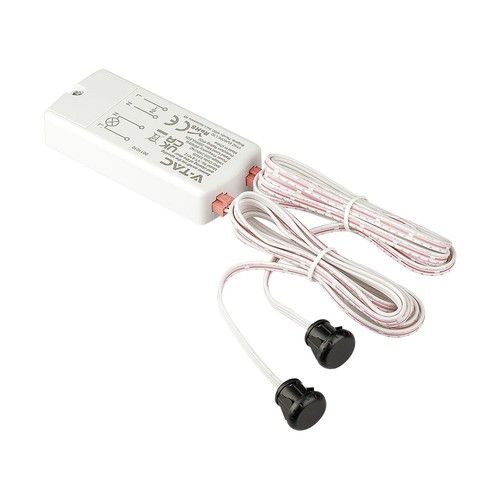 Capteur de porte infrarouge - Boîtier blanc, 230V, max 200W