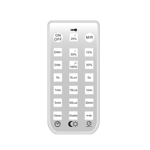 Télécommande pour Gigant Pro avec capteur de mouvement