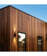 Applique murale GU10 avec éclairage haut/bas, ronde - IP44 extérieur, blanc, aluminium, sans source lumineuse