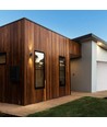 Applique Murale Up/Down Noire GU10 - Ronde, Aluminium, IP54 extérieur & intérieur