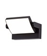 Applique murale LED 17W - IP65, noir, aluminium