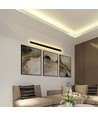 Applique murale LED linéaire 141cm Anthracite 23W, RA90 - IP65, 2875lm, 4000K