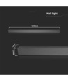Applique murale LED linéaire 141cm Anthracite 23W, RA90 - IP65, 2875lm, 4000K