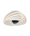 Plafonnier Designer 3D 120W - 51x50cm, dimmable, 3-en-1 CCT, télécommande incl.