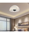 Plafonnier Designer 3D 120W - 51x50cm, dimmable, 3-en-1 CCT, télécommande incl.