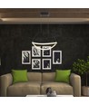 Suspension LED 12W - Ø40cm, noir, câble 1,5m, source lumineuse incluse