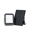 Projecteur LED 10W solaire - 4000K, 3.7V, IP65, avec panneau solaire et batterie