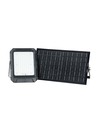 Projecteur LED 15W solaire avec panneau - 4000K, 3.7V, IP65, télécommande incluse, lampe de travail, extérieur