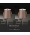 Lampe de table LED 1,5W - Tactile, Dimmable, 3000K, IP54, Boîtier Couleur Corten Sable