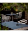 Lampe de table LED 1,5W, rechargeable - 3000K, IP54, tactile dimmable, noir sablé, incl. charge sans fil