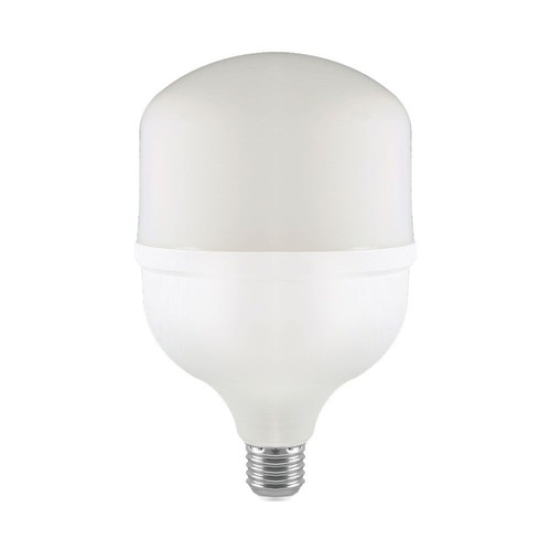 Ampoule LED 50W T140 - 5400lm, E27 avec adaptateur E40, 105 lm/W, 160 degrés, plastique blanc