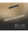 Suspension LED linéaire 36W avec Samsung LED - Gris mat, 120cm, CCT, 3-en-1 couleur, IP20