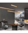 Réglette LED 36W suspendue - 2880lm, CCT, gris, avec kit de suspension
