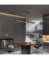 Luminaire LED linéaire suspendu 36W - CCT, noir, 2880lm, avec kit de suspension