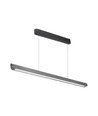 Luminaire LED linéaire suspendu 36W, 3IN1 CCT - 2880lm, gris mat, Samsung LED, avec kit de suspension
