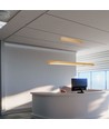 Suspension Linéaire 36W - LED Samsung, Diffuseur Plaque 3en1, Or