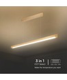 Suspension Linéaire 36W - LED Samsung, Diffuseur Plaque 3en1, Or