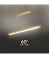 Suspension Linéaire 36W - LED Samsung, Diffuseur Plaque 3en1, Or