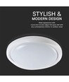 Plafonnier LED 60W avec télécommande - Ø49,2cm, dimmable, 3-en-1 CCT, 100lm/W, fonction veilleuse