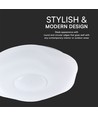 Plafonnier LED Designer 60W avec télécommande - 6000lm, dimmable, 3-en-1 CCT, source lumineuse incluse