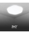 Plafonnier LED Designer 60W avec télécommande - 6000lm, dimmable, 3-en-1 CCT, source lumineuse incluse