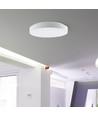 Plafonnier LED 40W dimmable - Ø40cm, CCT, 3 couleurs de lumière, télécommande