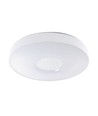 Plafonnier LED designer 60W avec télécommande - 6000lm, dimmable, 3-en-1 CCT, diffuseur blanc