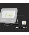 Projecteur LED 30W, Samsung LED chip - Noir, 3000K, 1m de câble, IP65 extérieur