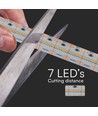 5m 21W/m LED strip, RA90 - 24V, 700 LED par mètre, 3000K, IP20, SMD 2110