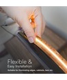 5m 21W/m LED strip, RA90 - 24V, 700 LED par mètre, 3000K, IP20, SMD 2110