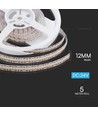 5m 21W/m LED strip, RA90 - 24V, 700 LED par mètre, 3000K, IP20, SMD 2110