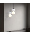 Suspension LED design - blanc, avec douille G9