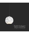 Suspension LED design - blanc, avec douille G9