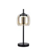 Lampe à poser LED Designer 7W - 700lm, 3000K, métal et verre, Ø12 x 22,5 cm