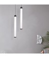 Suspension LED Designer 5W - 600lm, Métal + Verre, Ø5,5cm, source lumineuse incluse
