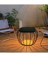 Lampe de jardin/table Solara designer 1W - Solaire, IP44, 120lm, 3000K+6000K, gris, forme lanterne