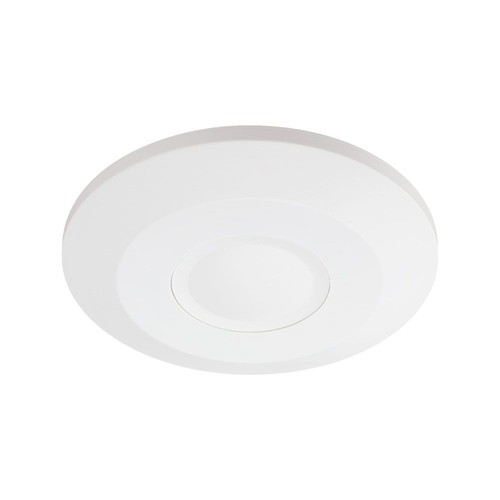 Détecteur de présence 360° pour plafond - IP65, portée 3m, blanc, minuterie et lux réglables
