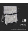 Projecteur LED 500W avec puce Samsung - 135lm/W, IP65, noir, extérieur, 67500lm