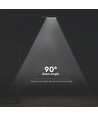 Lampadaire LED 70W avec puce Samsung - 135lm/W, IP65, adaptateur inclus
