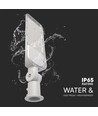 Lampadaire LED 70W avec puce Samsung - 135lm/W, IP65, adaptateur inclus
