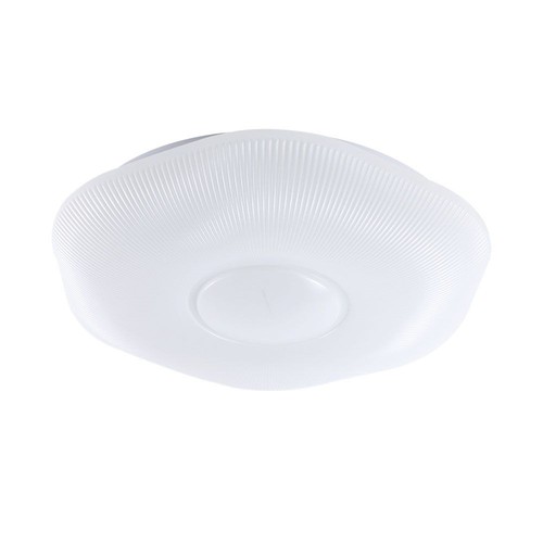 Plafonnier LED Designer Dome 40W - 4000lm, 3-en-1 CCT, dimmable, incl. télécommande, motif floral