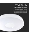 Lampe Dôme LED Design - 20W/40W/20W, Télécommande, Couvercle Blanc Victory, Dimmer