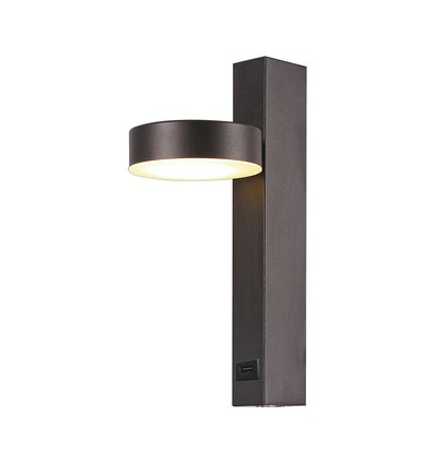 Applique murale 8W avec USB - 3000K, noir, source lumineuse incl.