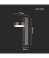 Applique murale 8W avec USB - 3000K, noir, source lumineuse incl.