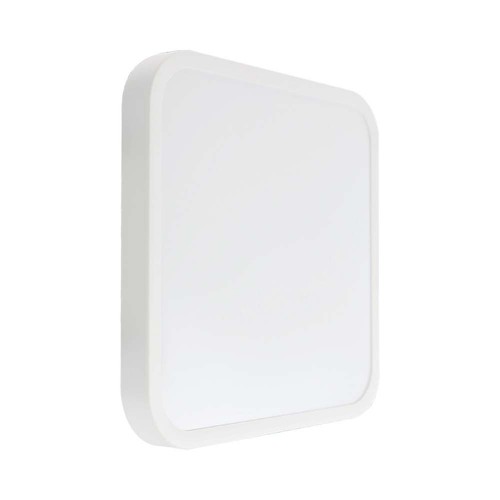 Lampe LED à capteur 36W - IP44, 42 x 42cm, Samsung LED Chip, bord blanc, télécommande, capteur intégré, source lumineuse incluse