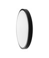 Lampe LED à capteur 18W - IP44, Ø29,5cm, bord noir, capteur intégré, télécommande, source lumineuse incluse