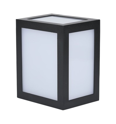 Applique murale LED 12W - 3000K, boîtier noir